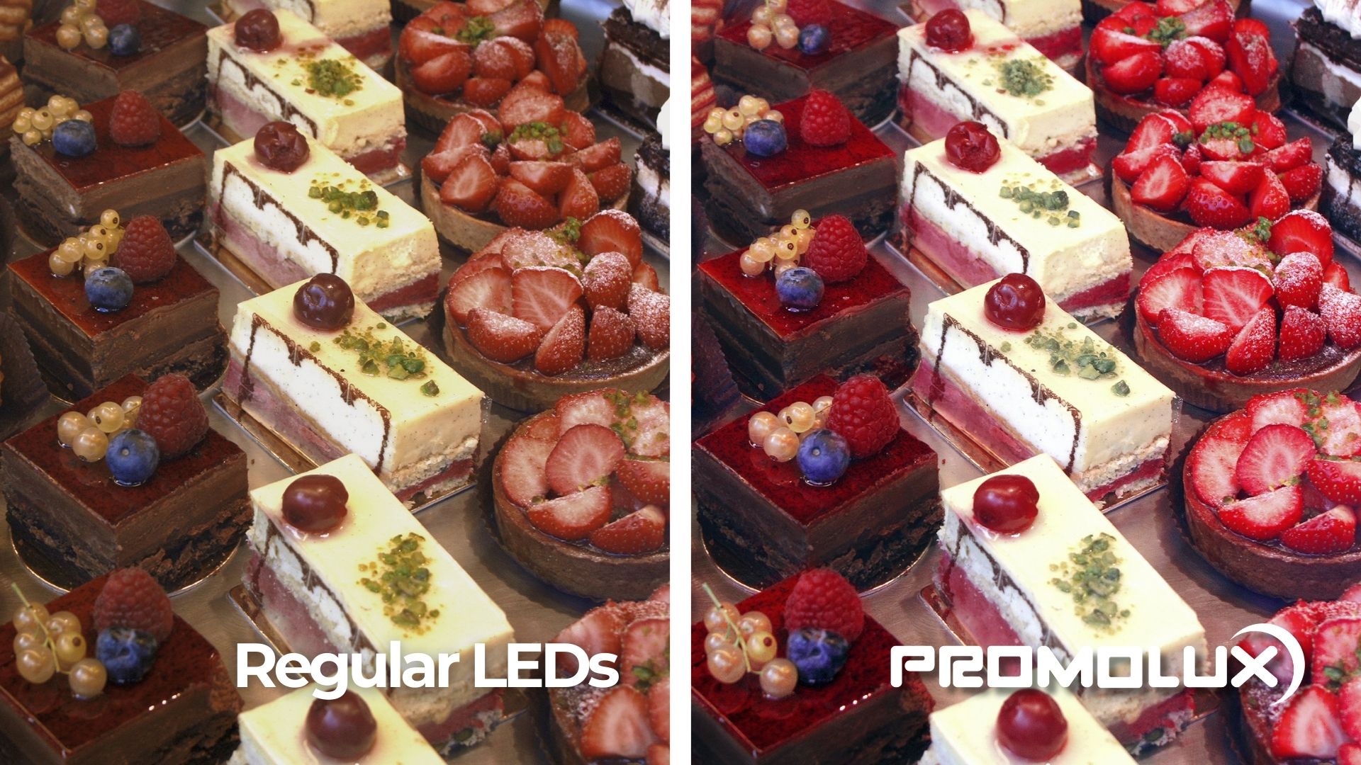 Food Lights for Bakery Displays: Regular LEDs vs Promolux Fresh Lighting